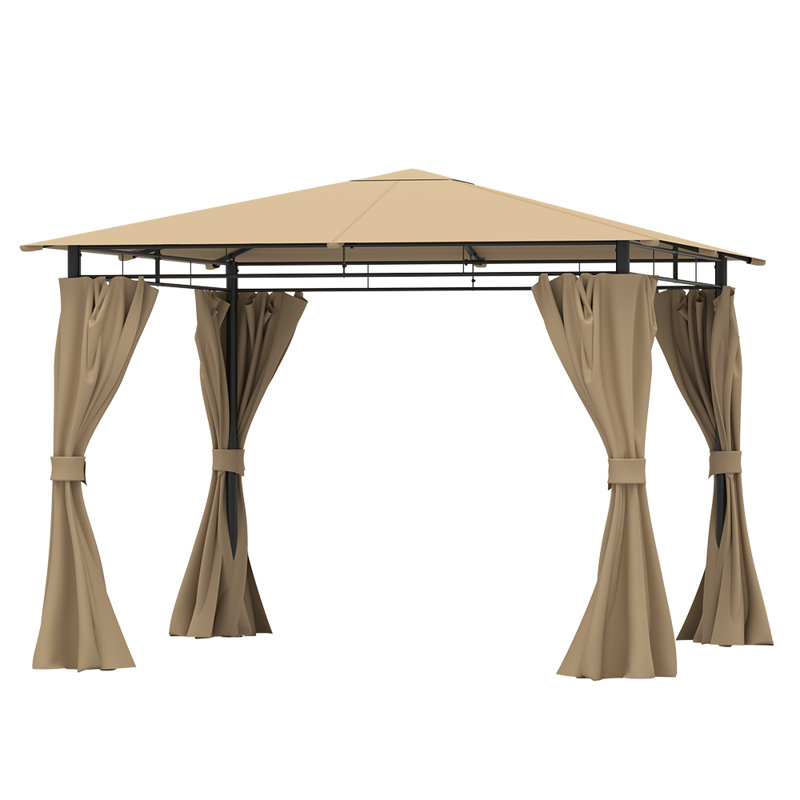 Abble Inc. 10ft. W X 10ft. D Steel Patio Gazebo Wayfair